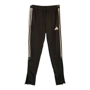 Adidas Mens Black Aeroready Tiro 23 League Pants Zippered Bottoms Size S